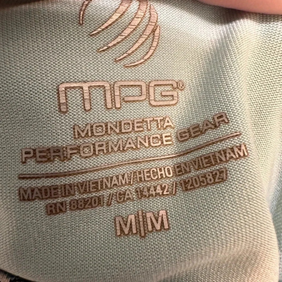 MPG Mondetta Womens blue Athletic Dress Tennis Golf Racerback Built In Bra - Picture 6 of 10